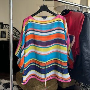 Colorful Striped Women's Top